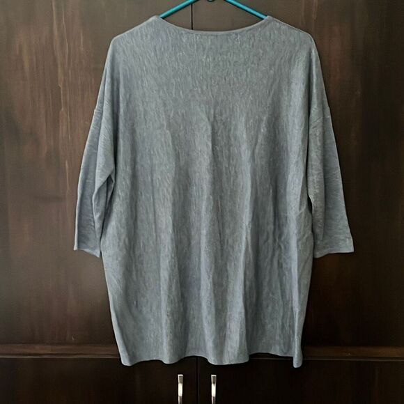 Kerisma Blue V-Neck Sweater Size S/M - Picture 2 of 4